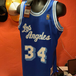 Mitchell & Ness NBA Swingman Shaquille O’neal Jersey Dodger Blue Lakers Large